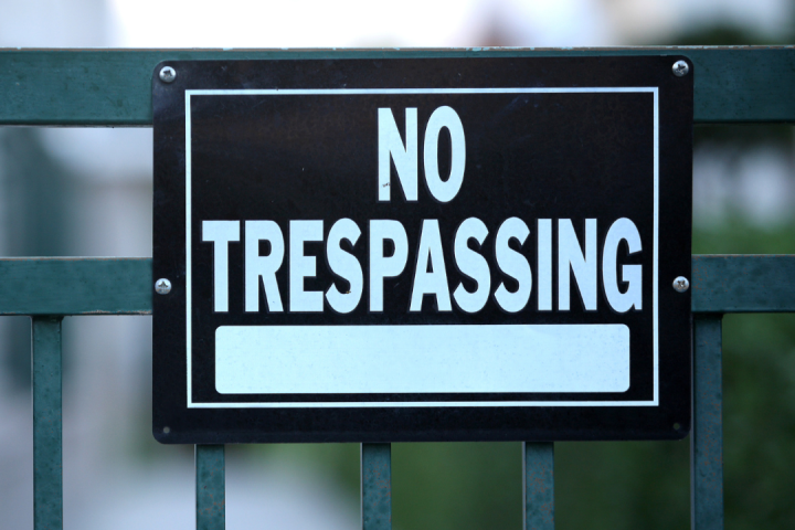 No Trespassing in New Jersey